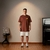 Camiseta Cube Brown Suburb