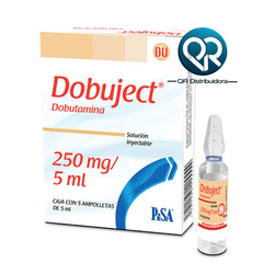 Dobutamina 250 mg/5 ml solución inyectable
