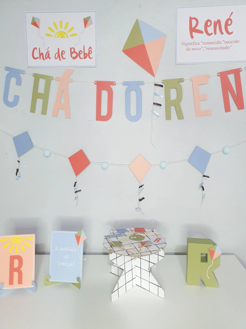 Tema Chá de Bebê Boho com Pipas