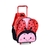 Mochila de carrinho infantil com design de bichinhos, colorida e divertida, ideal para crianças.