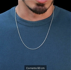 Corrente Rope Fina I Prata 925