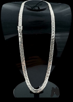 Corrente Duplo Grumet 10mm - 80cm Fecho gaveta | Prata 925 - comprar online