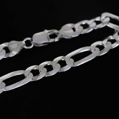 Pulseira 3x1 - 21cm 9mm I Prata 925 - comprar online