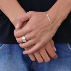 Conjunto Promocional 04 Anel+Pulseira | Prata 925