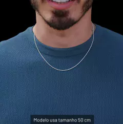 Corrente Cordão Baiano Fina I Prata 925 na internet