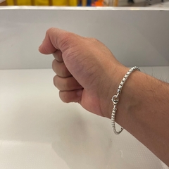 Pulseira Pipoca - 21cm 4mm I Prata 925 na internet