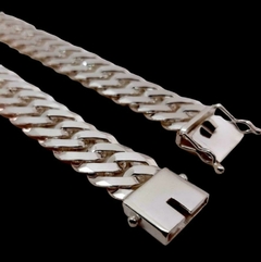 Corrente Duplo Grumet 50cm 17mm I Prata 925