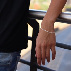 Pulseira 3x1 - 21cm 2mm I Prata 925 - comprar online