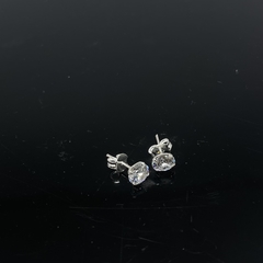 Brinco Pedra de Zirconio - 6mm - loja online