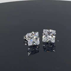 Brinco Zirconia Quadrada - 10mm - comprar online