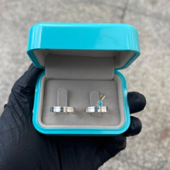 Trio de Alianças 5mm Miame Blue | Prata 925 na internet