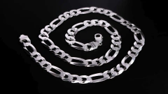 Corrente 3x1 - 70cm 13mm I Prata 925 - Realeza 925