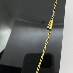 Corrente Cadeado 18k - 70cm 3mm na internet