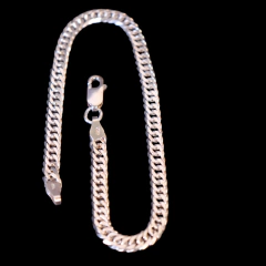 Pulseira Duplo Grumet - 21cm 6mm I Prata 925 - comprar online