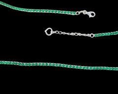 Pulseira Riviera Verde | Prata 925