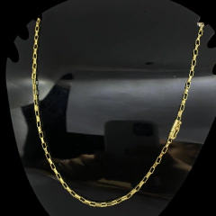 Corrente Tijolinho 18k - 70cm 4mm - comprar online