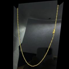 Corrente Cadeado 18k - 70cm 3mm