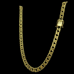 Corrente Elo Duplo 18k - 70cm 8mm