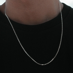 Corrente Piastrine - 60cm 2mm | Prata 925