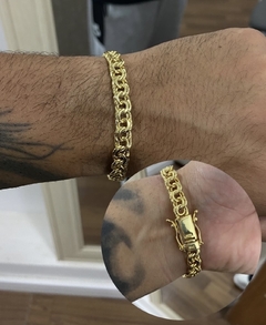 Pulseira Friso 18k - 21cm 8mm - loja online