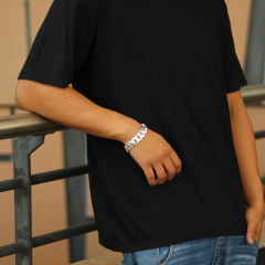 Pulseira Grumet - 22cm 17mm I Prata 925 - loja online