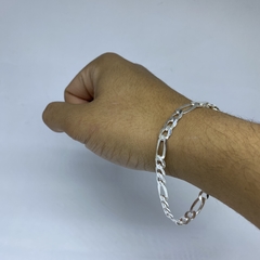 Imagem do Pulseira 3x1 - 21cm 7mm I Prata 925