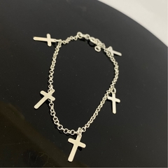 Pulseira Feminino - Crucifixos - Realeza 925