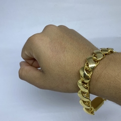 Pulseira Friso S 18k - 21cm 13mm na internet