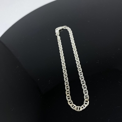 Pulseira Tampa de Latinha - 21cm 3mm I Prata 925 - Realeza 925