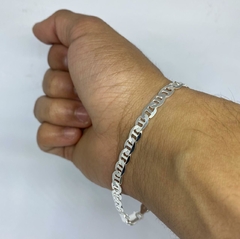 Pulseira Tampa de Latinha - 21cm 6mm I Prata 925 - comprar online