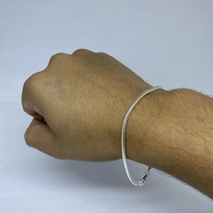 Pulseira Rabo de Rato - 21cm 3.5mm I Prata 925