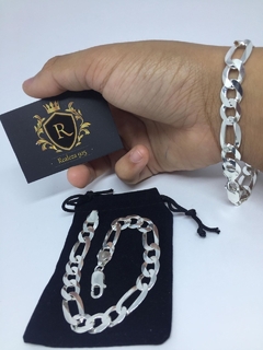 Pulseria 3x1 - 21cm 10mm I Prata 925 na internet