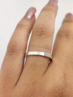 ALIANÇA LISA 2MM | PRATA 925 - Realeza 925