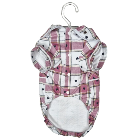 Pijama Eco Xadrez Rosa