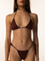Calcinha Cortininha - Marrom Canela - comprar online