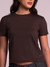 Baby Tee 'Venti' - Cacau