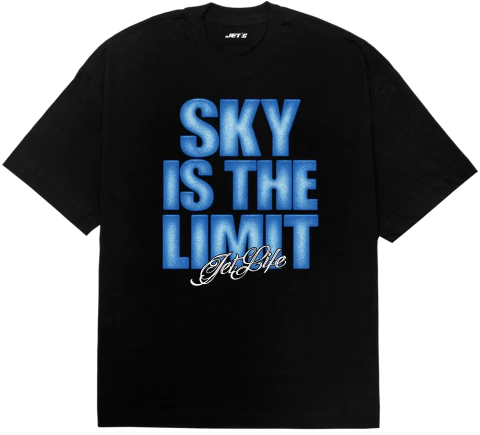 SKY IS THE LIMIT BLACK TEE - comprar online