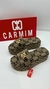 SANDÁLIA CARMIM FLATAFORMA MAYA JACQUARD - BEGE MARROCOS CANELA - comprar online