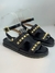 SANDÁLIA LUIZA BARCELOS PAPETE PIRÂMIDES - PRETA - buy online