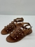 SANDÁLIA LUIZA BARCELOS FISHER RASTEIRA EM CROCO CARAMELO - IM store