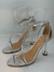 SANDÁLIA LUIZA BARCELOS SALTO ALTO METALIZADA - PRATA - buy online