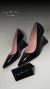 SCARPIN LUIZA BARCELOS ANABELA EM COURO VERNIZ - PRETO - comprar online