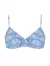 TOP CIA.MARÍTIMA MEIA TAÇA ESTAMPADO PALM - AZUL - loja online