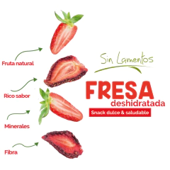 Fresa Deshidratada 15g (Caja 12 piezas) en internet