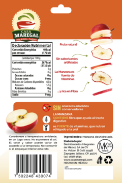 Manzana Deshidratada 15g (Caja 8 piezas) - comprar en línea