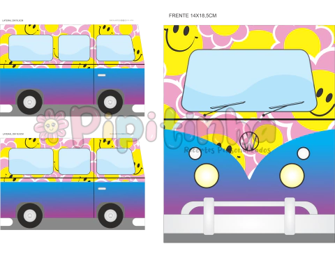 Frasqueira Kombi KF19 - comprar online