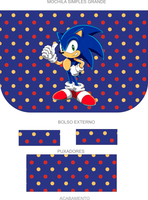 Mochila simples escolar MI91