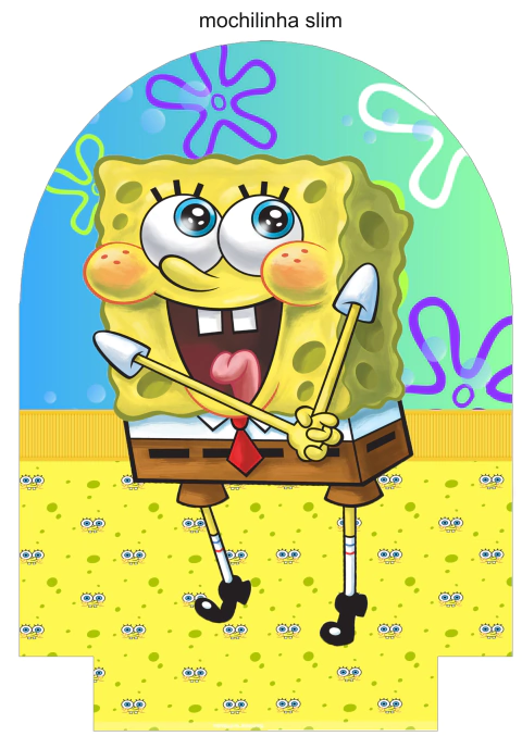 Mochilinha Slim MOCH4 - comprar online