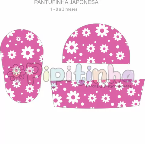 Pantufinhas Japonesa Baby PAJ07