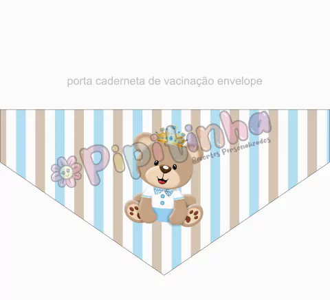 Porta Caderneta de Vacinação Envelope PCV5